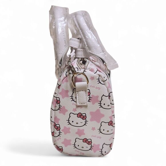 Hello Kitty Mini Purse Shoulder Bag – NWT, Sanrio, Zippered w/ Pink Satin - Picture 3 of 8